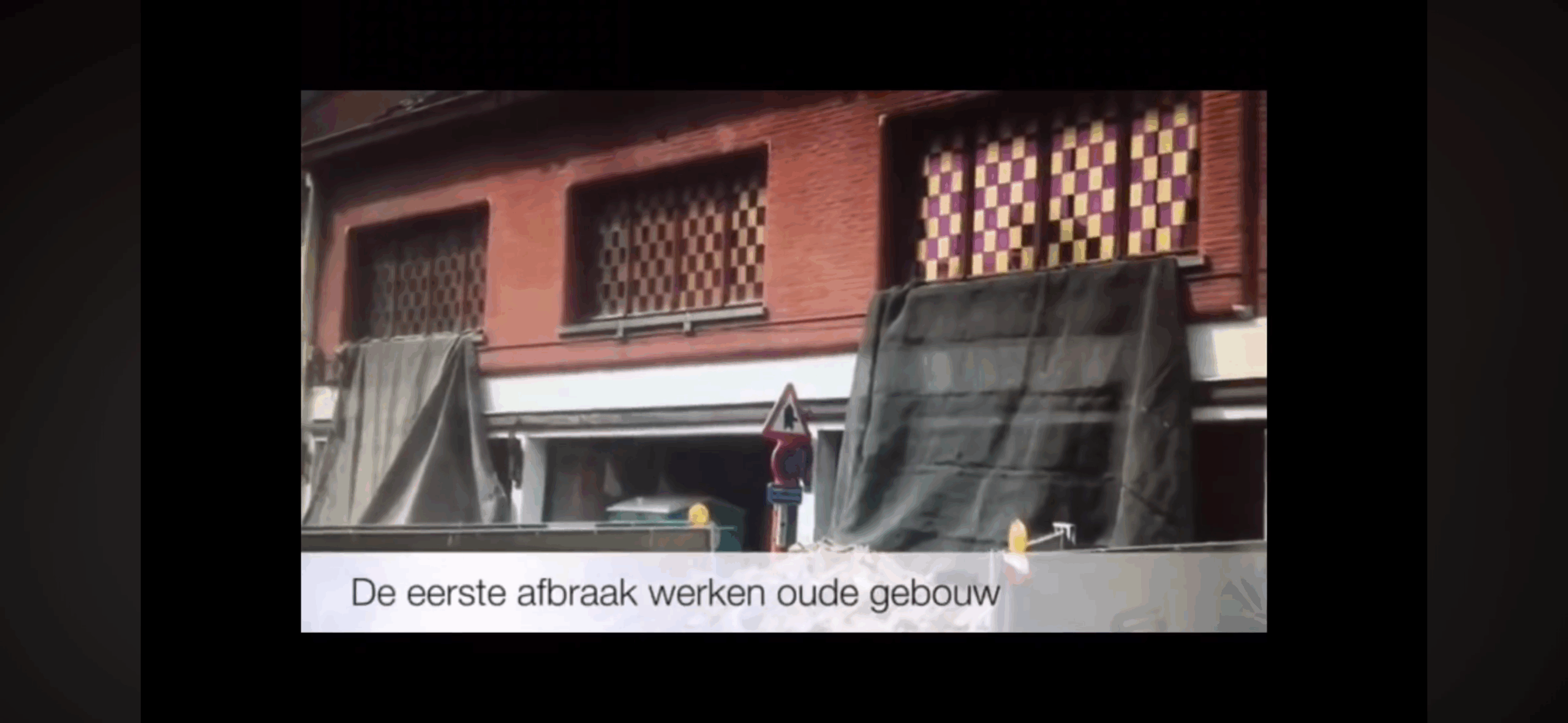 Eerste afbraak – Moskee Turnhout Centrum Arrahmaan